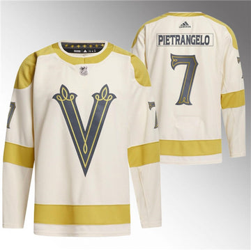 Alex Pietrangelo Vegas Golden Knights cream Winter Classic jersey