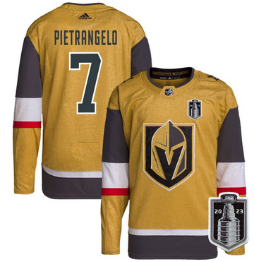 Alex Pietrangelo Vegas Golden Knights gold jersey