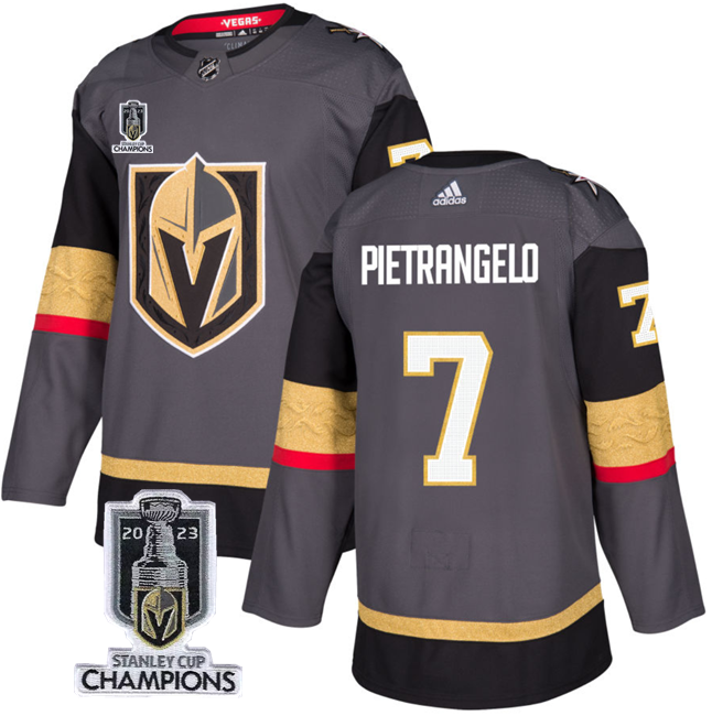 Alex Pietrangelo Vegas Golden Knights gray jersey