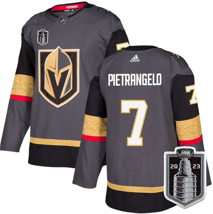 Alex Pietrangelo Vegas Golden Knights gray jersey