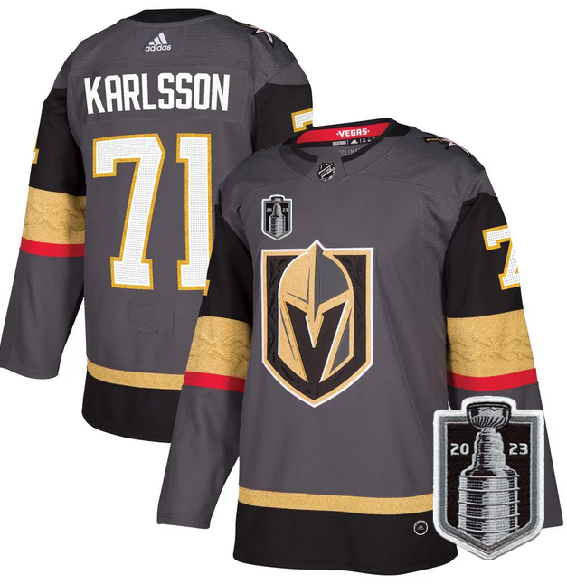 William Karlsson Vegas Golden Knights gray jersey
