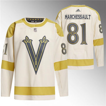 Jonathan Marchessault Vegas Golden Knights cream Winter Classic jersey