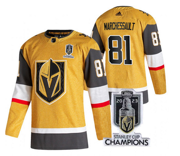 Jonathan Marchessault Vegas Golden Knights gold jersey