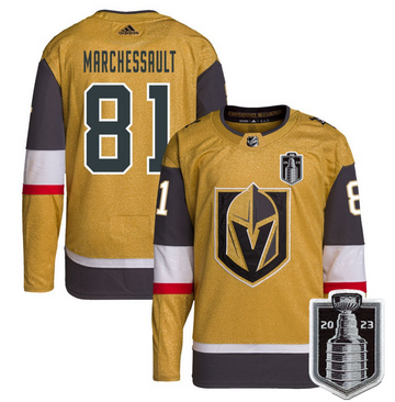 Jonathan Marchessault Vegas Golden Knights gold jersey