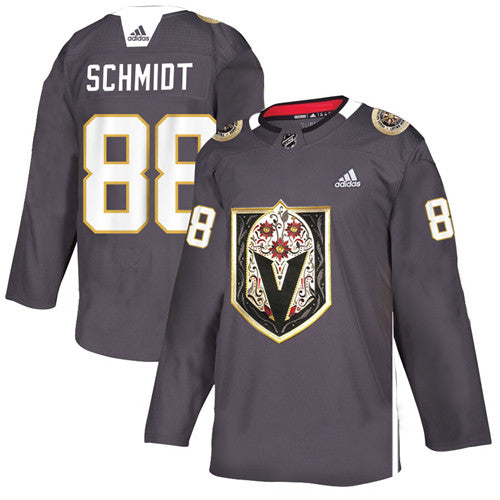 Nate Schmidt Vegas Golden Knights grey Heritage jersey