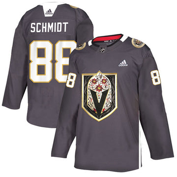 Nate Schmidt Vegas Golden Knights grey Heritage jersey
