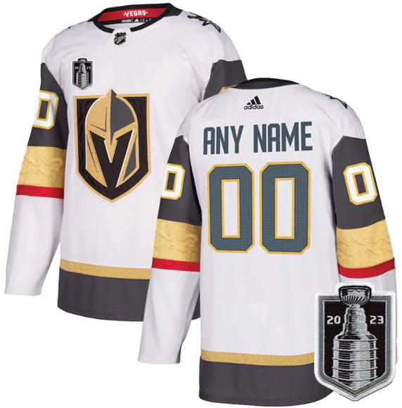 Custom Vegas Golden Knights white jersey