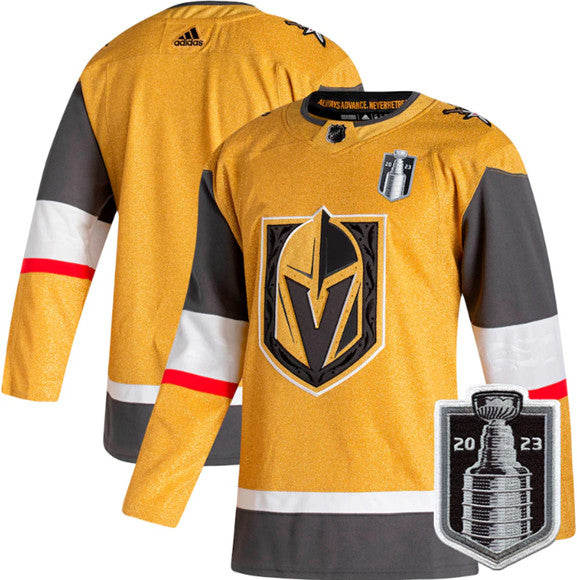 Custom Vegas Golden Knights gold jersey