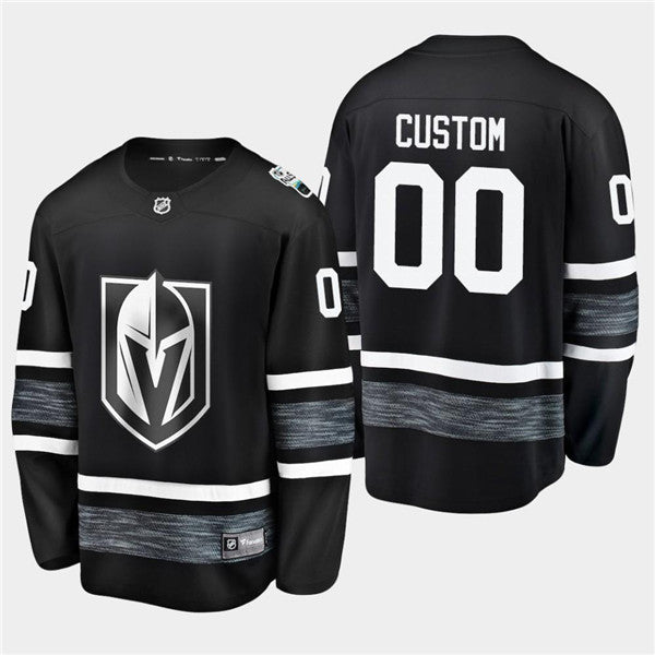 Custom Vegas Golden Knights black All-Star jersey