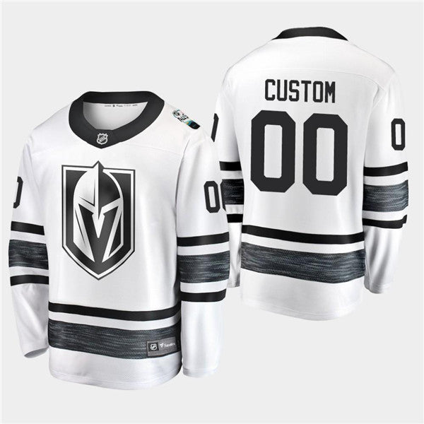 Custom Vegas Golden Knights white All-Star jersey