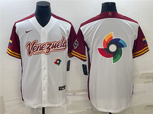 Venezuela Baseball white Classic jersey
