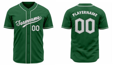 Custom green jersey