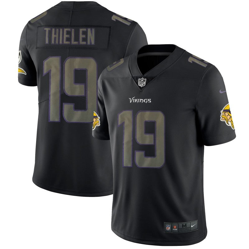 Adam Thielen Minnesota Vikings black jersey
