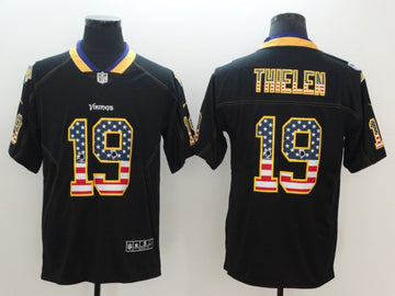 Adam Thielen Minnesota Vikings black Color Rush jersey