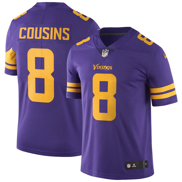 Kirk Cousins Minnesota Vikings purple jersey