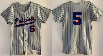 Custom Somerset Patriots gray jersey