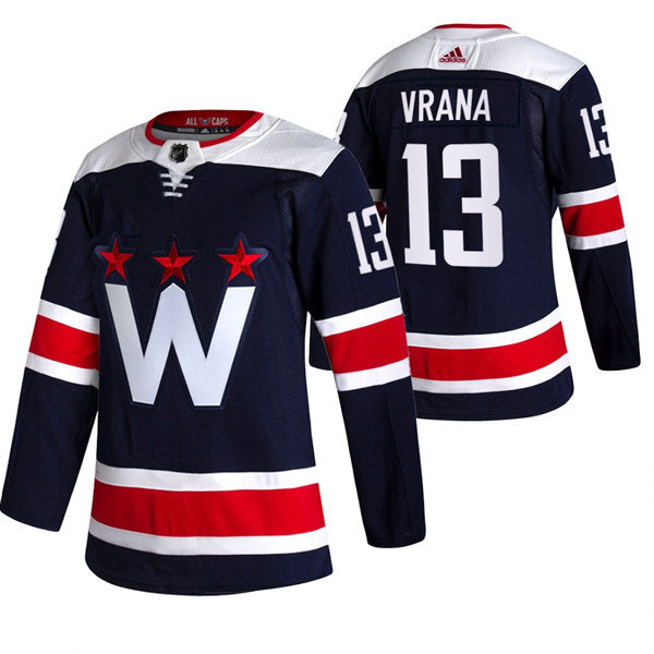 Jakub Vrana Washington Capitals navy jersey