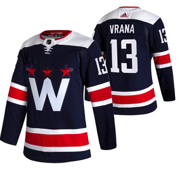 Jakub Vrana Washington Capitals navy jersey