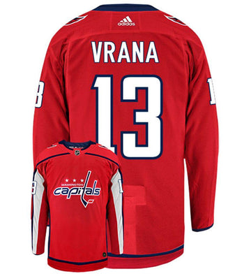 Jakub Vrana Washington Capitals red jersey