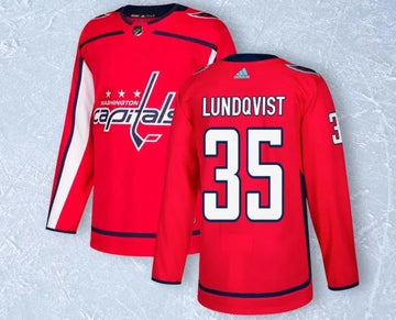 Henrik Lundqvist Washington Capitals red jersey