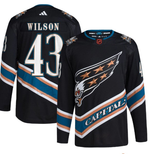 Tom Wilson Washington Capitals black Reverse Retro jersey