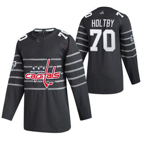 Braden Holtby Washington Capitals grey jersey
