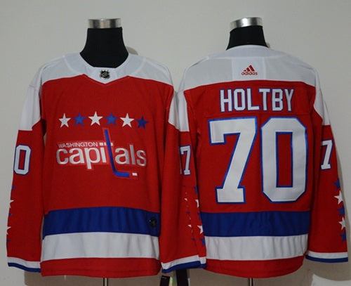 Braden Holtby Washington Capitals red jersey