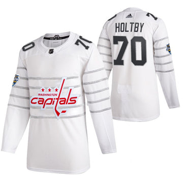 Braden Holtby Washington Capitals white jersey