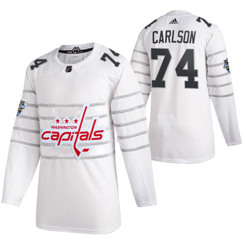 John Carlson Washington Capitals white jersey