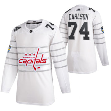 John Carlson Washington Capitals white jersey