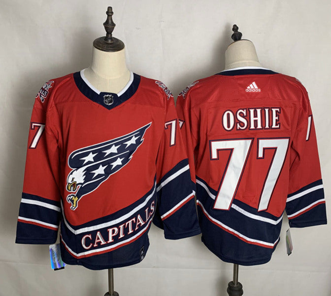 TJ Oshie Washington Capitals red Reverse Retro jersey