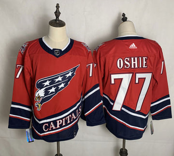 TJ Oshie Washington Capitals red Reverse Retro jersey