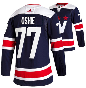 TJ Oshie Washington Capitals navy jersey