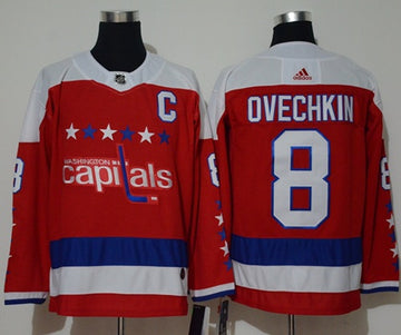 Alex Ovechkin Washington Capitals red jersey