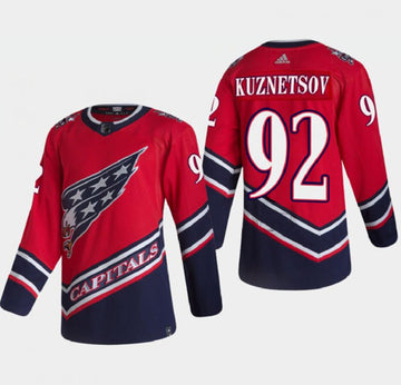 Evgeny Kuznetsov Washington Capitals red Reverse Retro jersey