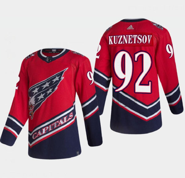 Evgeny Kuznetsov Washington Capitals red Reverse Retro jersey