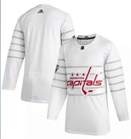 Custom Washington Capitals white jersey