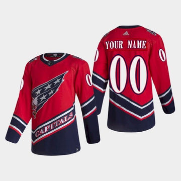 Custom Washington Capitals Reverse Retro jersey