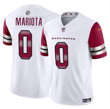 Marcus Mariota Washington Commanders white FUSE jersey