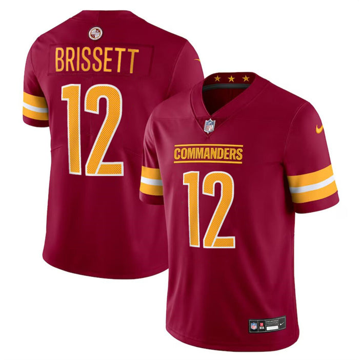 Jacoby Brissett Washington Commanders burgundy FUSE jersey