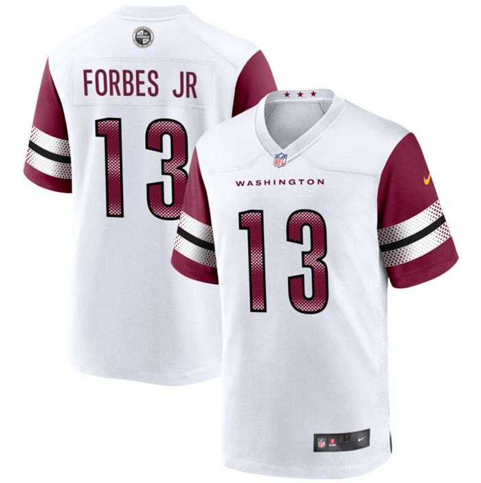 Emmanuel Forbes Washington Commanders white Game jersey