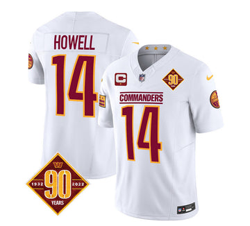 Sam Howell Washington Commanders white FUSE jersey