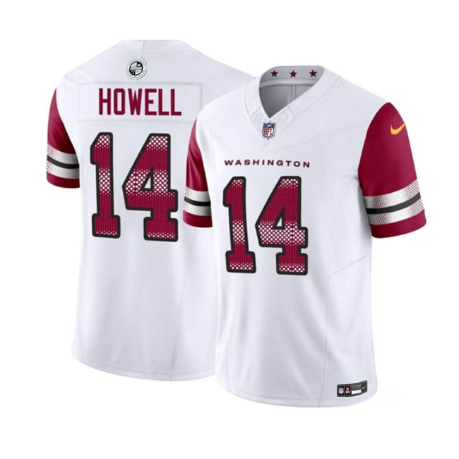 Sam Howell Washington Commanders white FUSE jersey