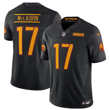 Terry McLaurin Washington Commanders black FUSE jersey