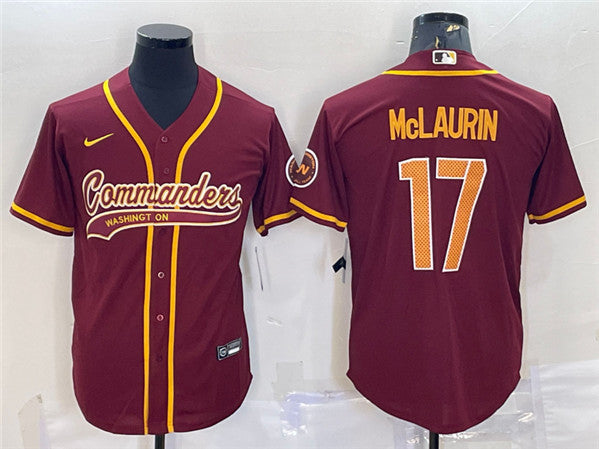 Terry McLaurin Washington Commanders burgundy jersey