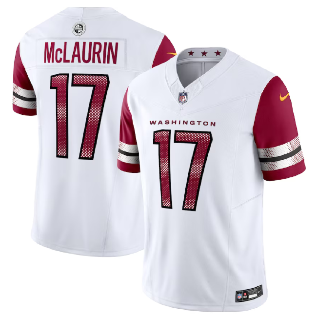 Terry McLaurin Washington Commanders white FUSE jersey