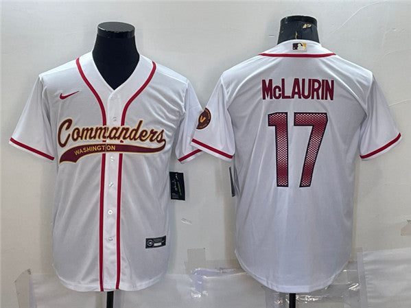 Terry McLaurin Washington Commanders white jersey