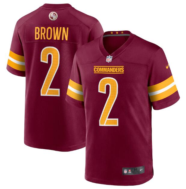 Dyami Brown Washington Commanders burgundy Game jersey