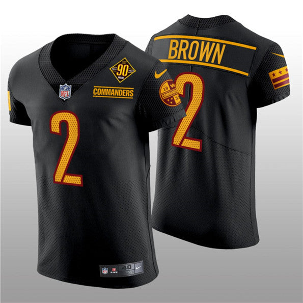 Dyami Brown Washington Commanders black Elite jersey