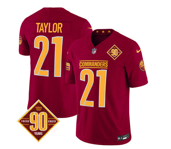 Sean Taylor Washington Commanders burgundy FUSE jersey